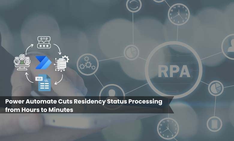 Power Automate Cuts Residency Status Processing from Hours to Minutes