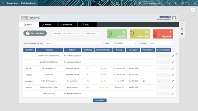 ESG Screenshot 2